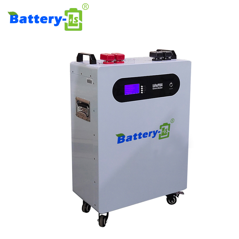 48V 300AH LiFePO4 Lithium Iron Battery Pack For Solar Home Energy Storage Powerwall With Wheel