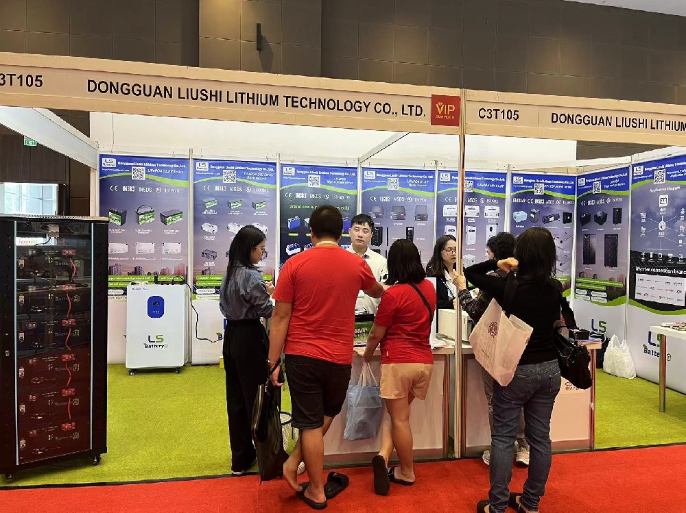 LS Battery in the China (Indonesia) Trade Expo-Power New Energy Exhibition at the Jakarta International Convention and Exhibition Center