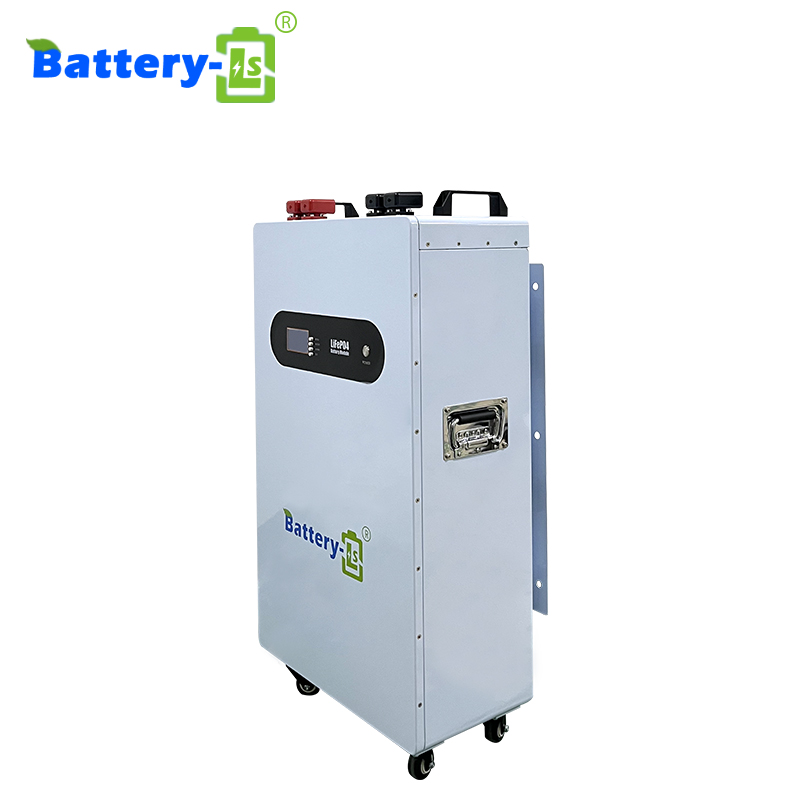 51.2V 400AH LiFePO4 Lithium Iron Battery Pack For Solar Home Energy Storage Powerwall With Wheel