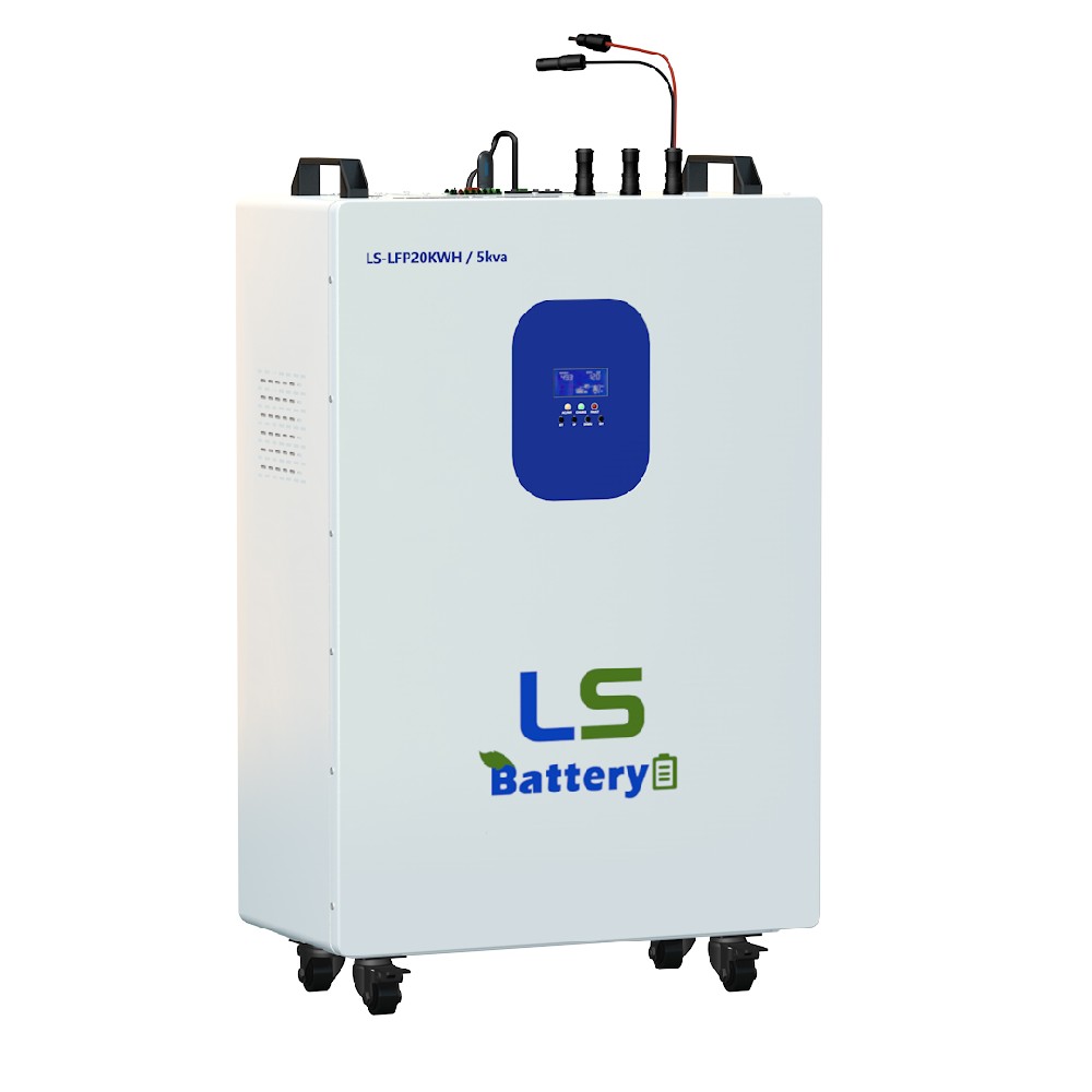 All-in-one battery 48V 400Ah 20KW + 5KW inverter HSS